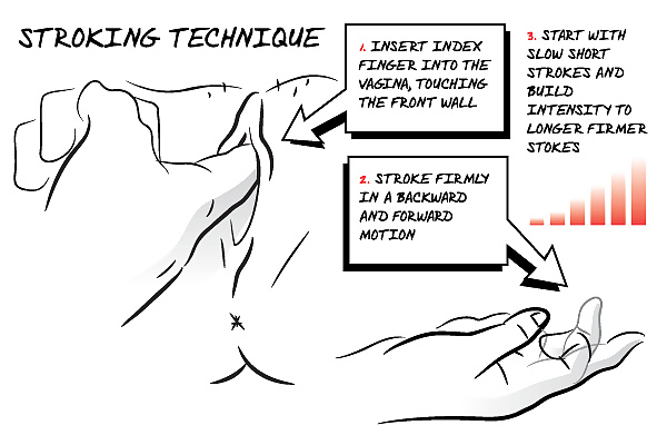 Instructonal: Des Diagrammes Et Des Conseils Pour Faire Une Giclée De Femme #34759637