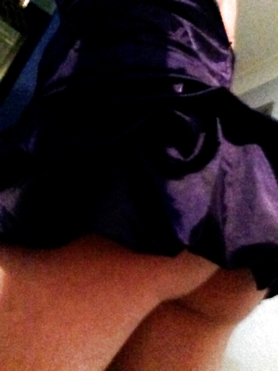 Super short purple dress curvy teen ass showing #41104168