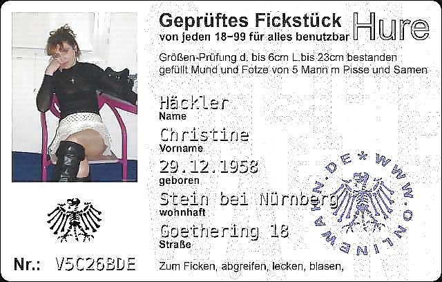 Webhure Christine aus Stein bei Nuernberg  #24747355