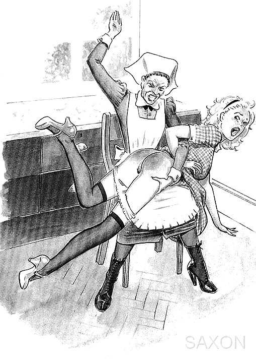 Spanked Schoolgirls (Art Mix ) #38883478