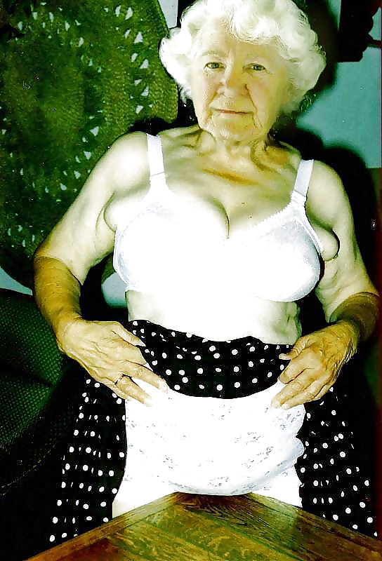 Grannies in their bra and knickers 4 #32196222
