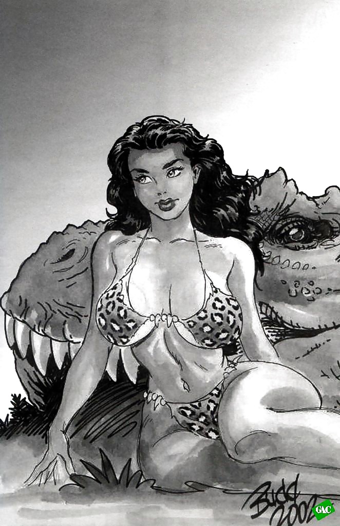 Cavewoman - pinup prehistórico 3
 #34428083