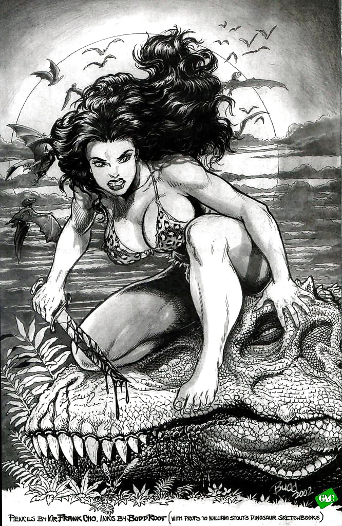 Cavewoman - pinup prehistórico 3
 #34428100