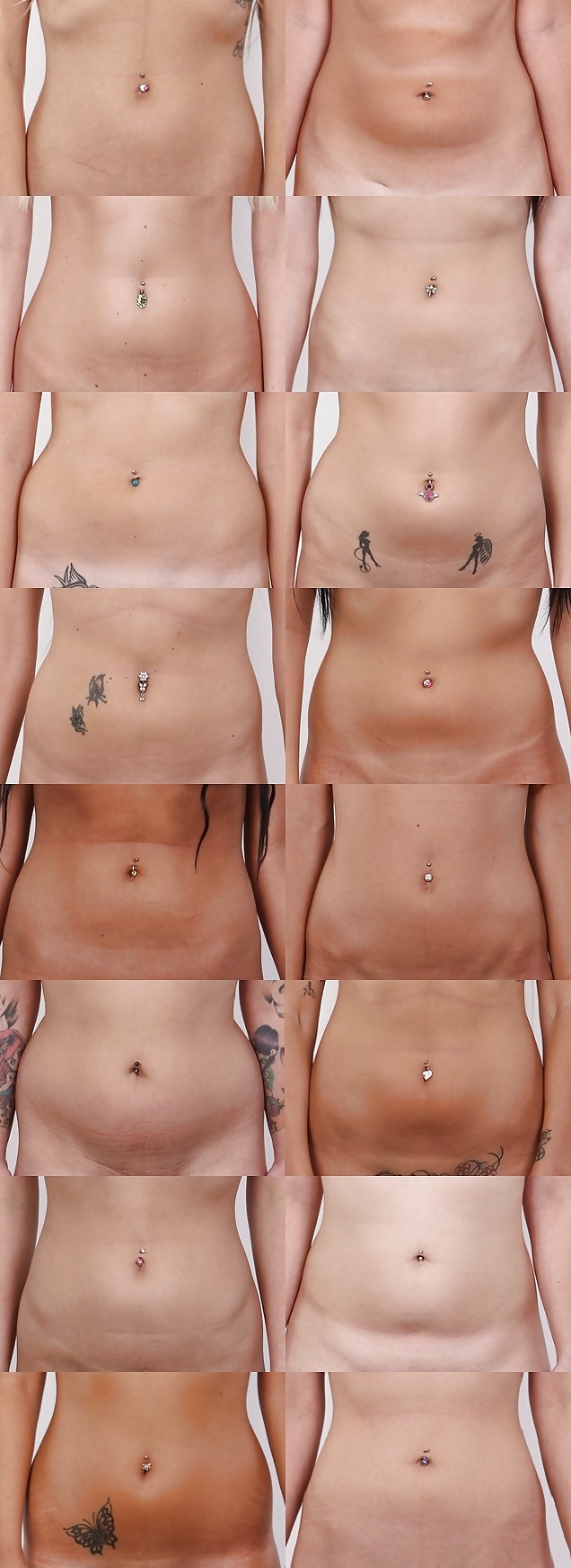 160 Czech Casting Girls Belly Buttons & Belly Rings #31651138