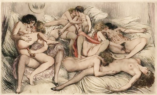 Vintage Erotic Drawings 17 #32332638