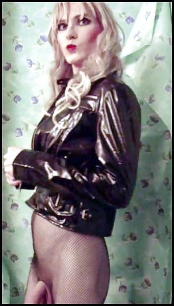 Sandra Leather Tranny Whore #30159071