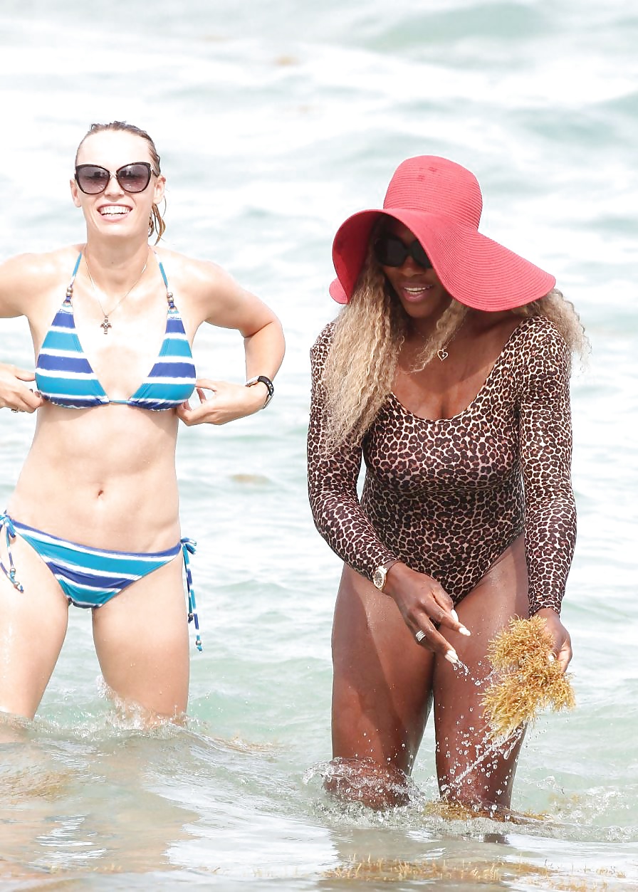 Serena Williams and Caroline Wozniacki in Bikini  #33856813