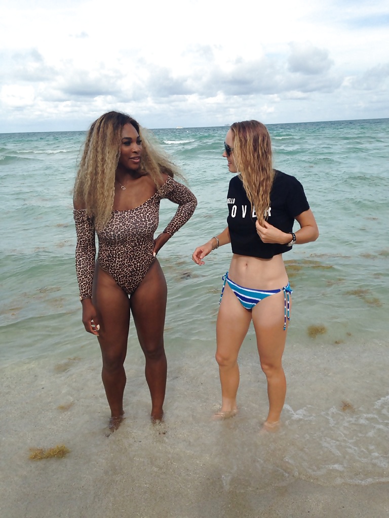 Serena Williams and Caroline Wozniacki in Bikini  #33856897