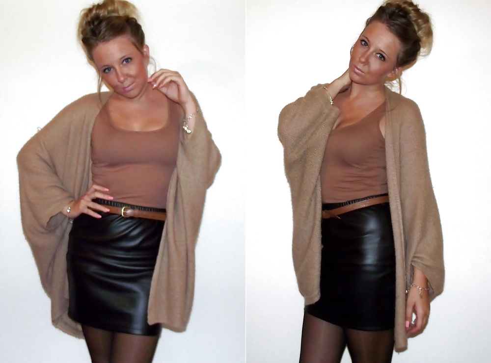 Blond haired teeen in leather (NN) #40823631