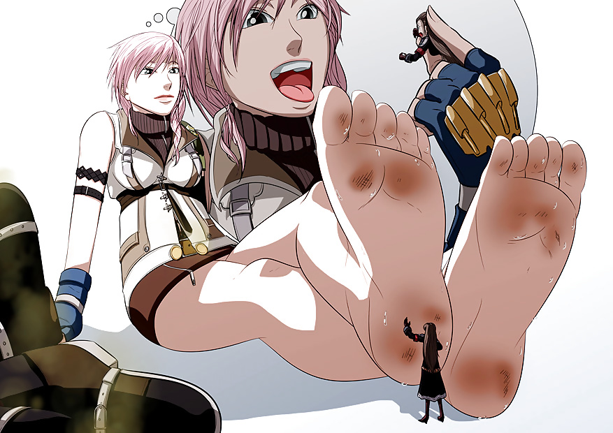 Anime style: giantess femdom-feet #29390849