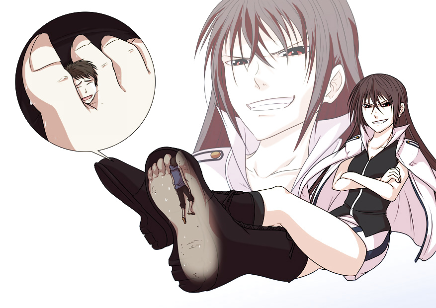 Anime style: giantess femdom-feet
 #29390853