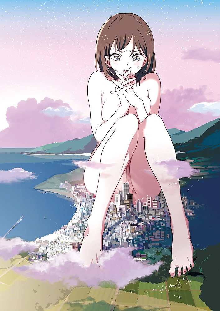 Stile Anime: gigantessa femdom-piedi
 #29391052