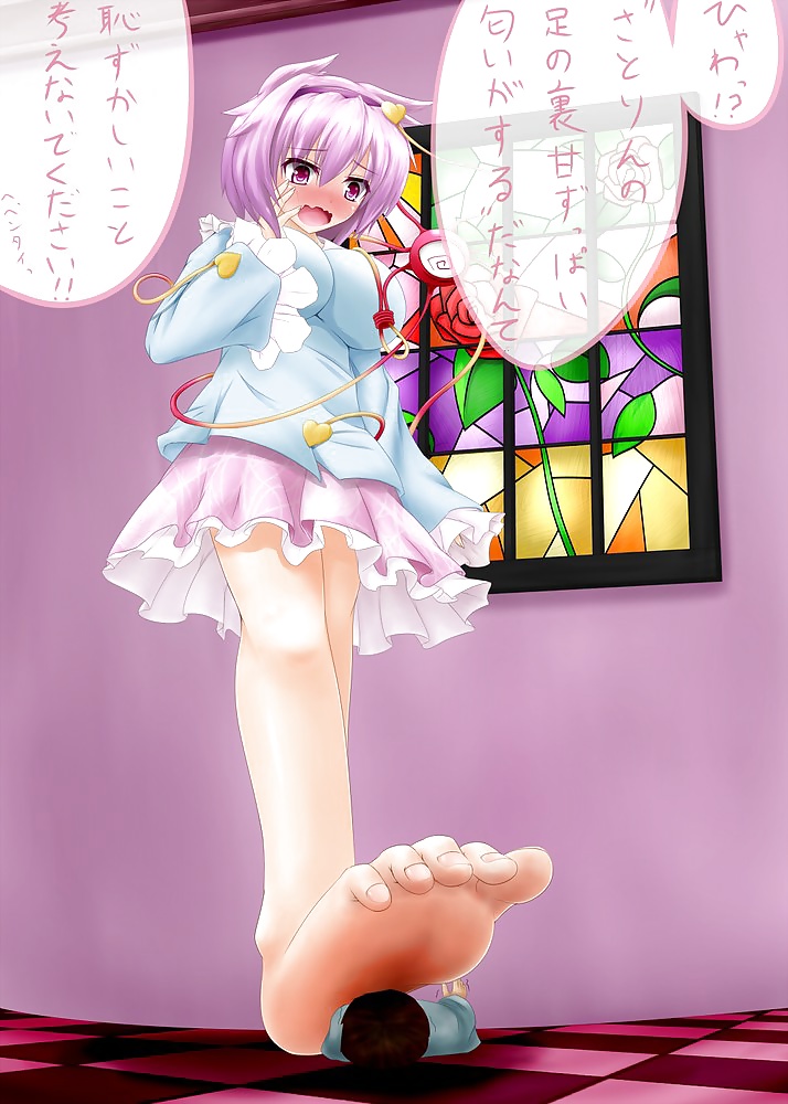 Anime style: giantess femdom-feet #29391071