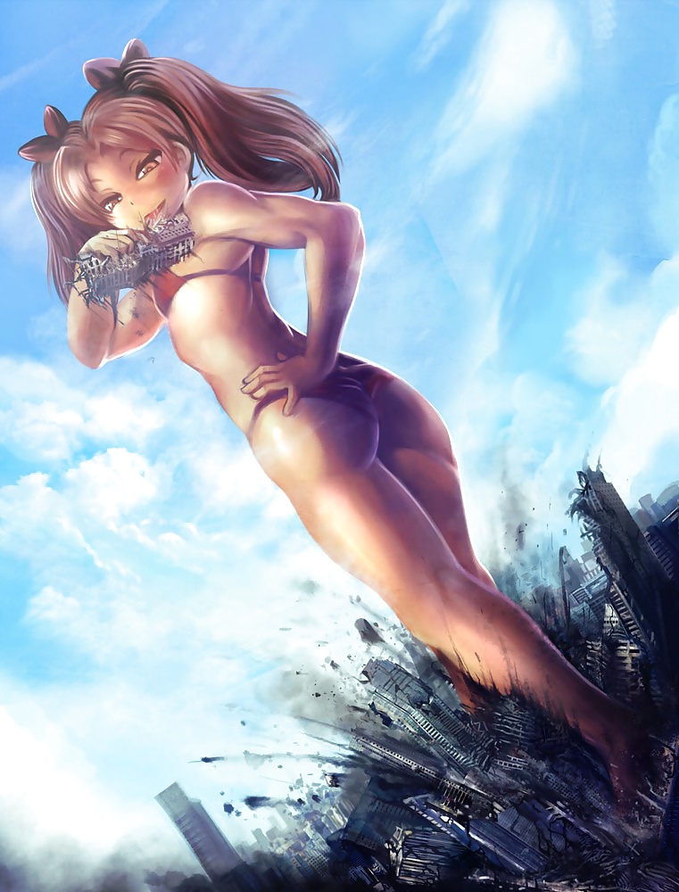 Anime style: giantess femdom-feet
 #29391101