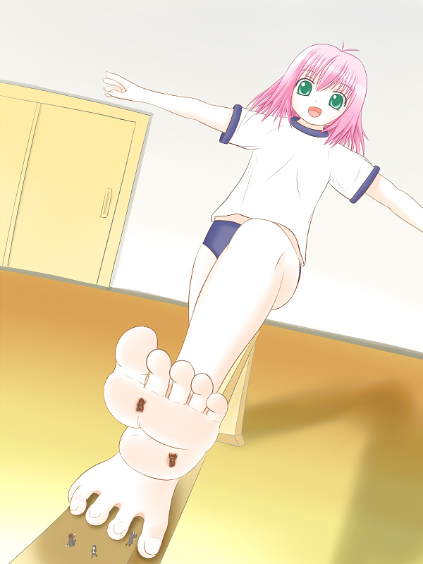 Anime style: giantess femdom-feet
 #29391296