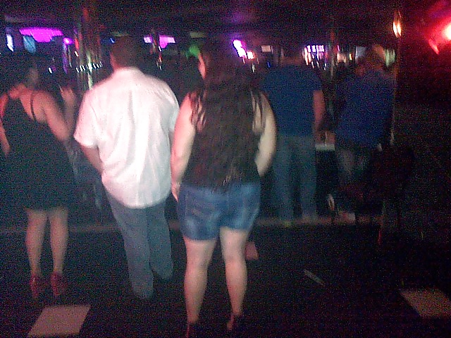 My wife at a club where one of my friends happend to be  #34639232