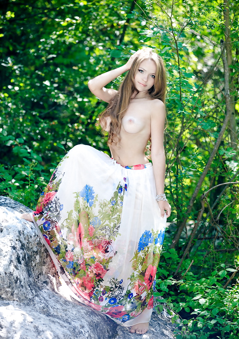 Lisa beautiful girl in the forest #40822543