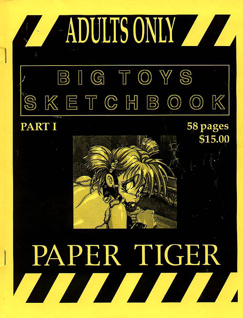 ¡0163 -(tigre de papel)- dibujos animados grandes juguetes extrema sketchbook!
 #28448854