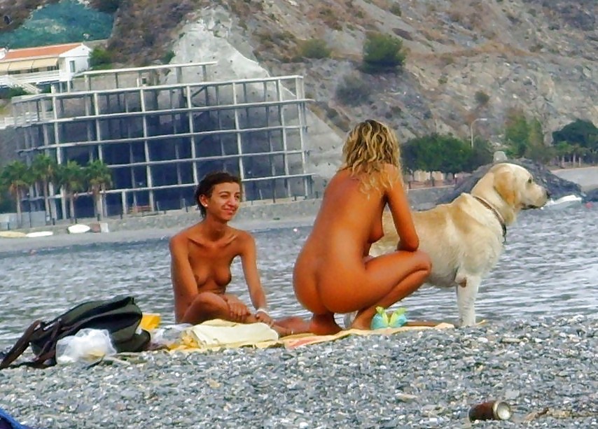 Verdaderos nudistas en la playa
 #23868399