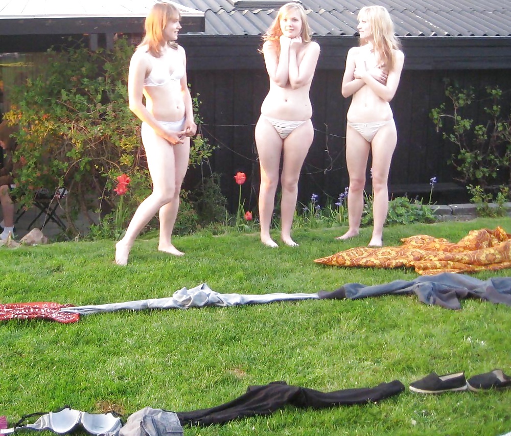Danish teens & women-133-134-nude strip initiation beach  #26624584