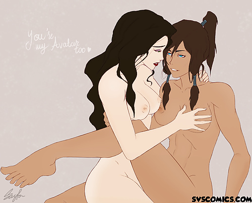 Korra and Asami from The Legend of Korra #28700625