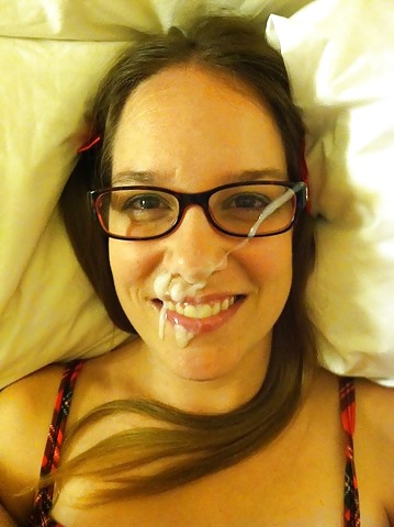 Cute Teen Facials with Glasses - 4 #22911388