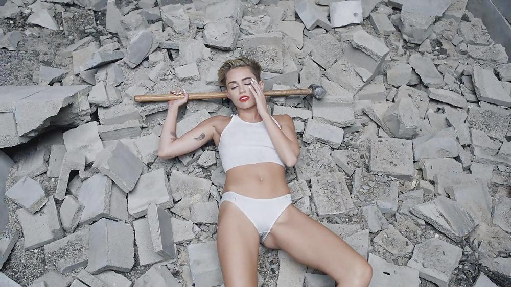 Miley Cyrus music video Wrecking Ball #37022662