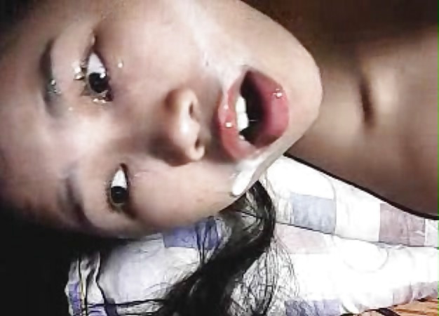 Bangkok teen messy face dildo show on webcam #37649142