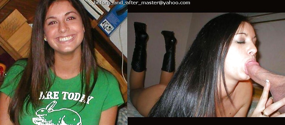 Exposed Slut Wives - Before and After 18 #26332588