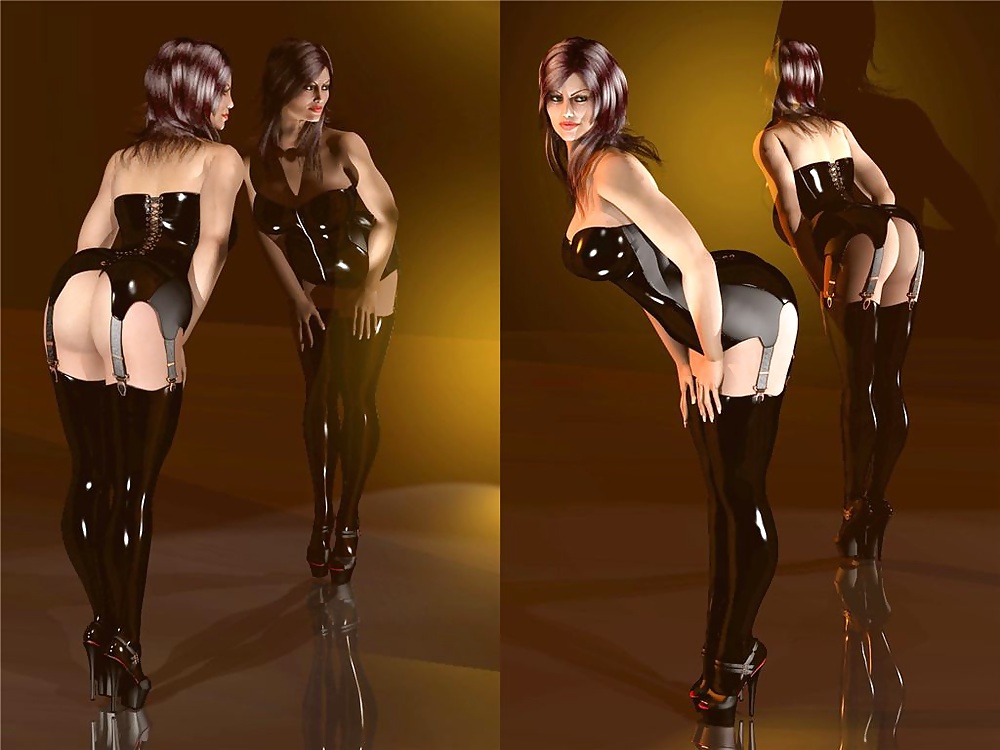 3d Fetish and Latex Babes #27119445