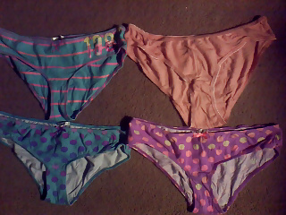 My friends 19 yr old wifes panties :)