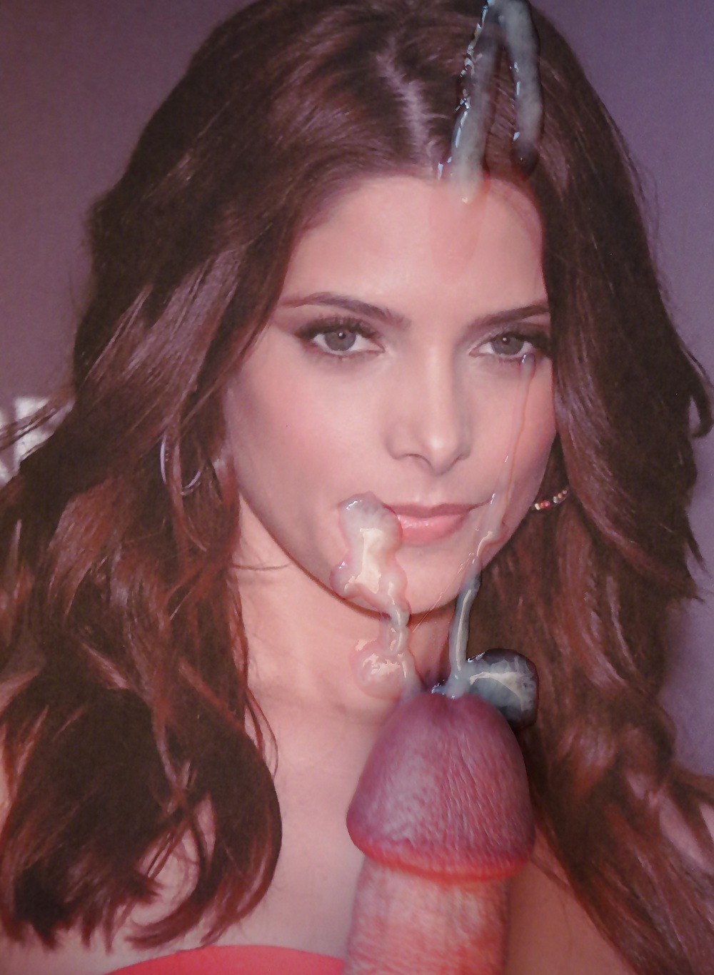 Ashley Greene Regarde Mieux Avec Sperme Sur Son Visage! #35725201