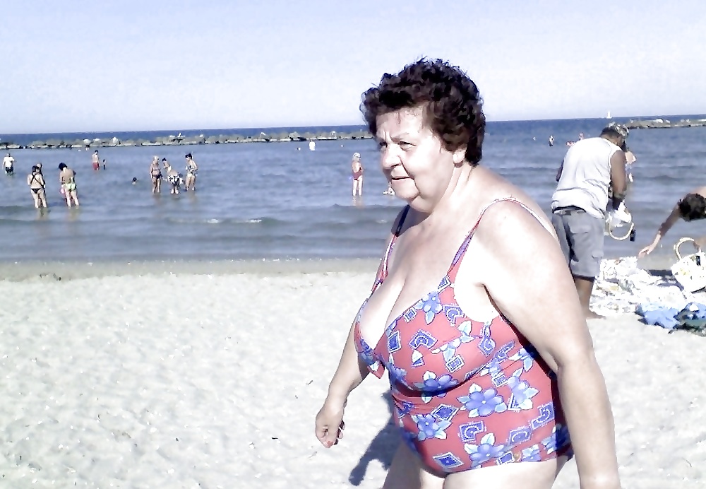 Beautiful mature women on the beach #26727387