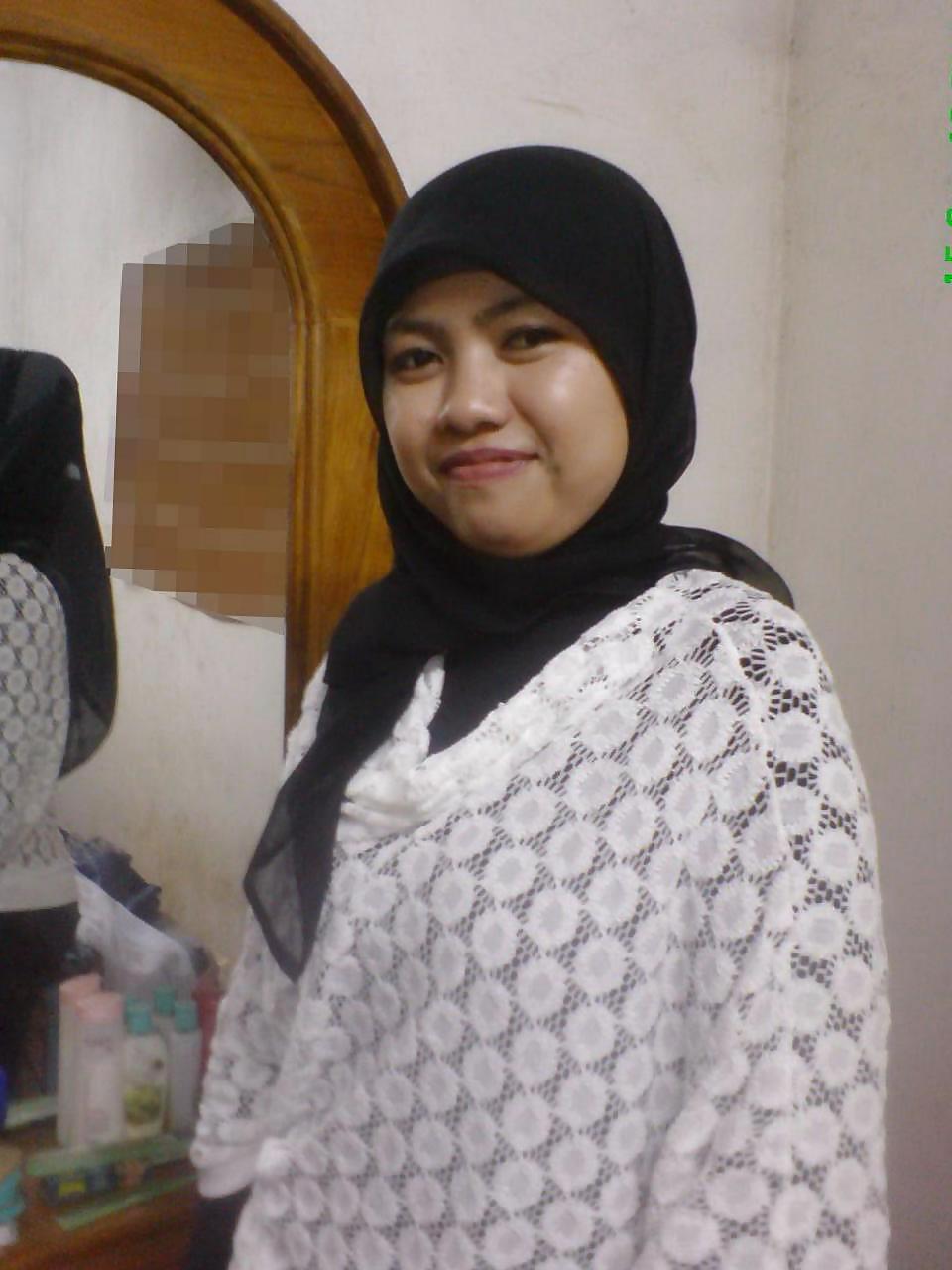 Indonesian hijab girl banged #23806756