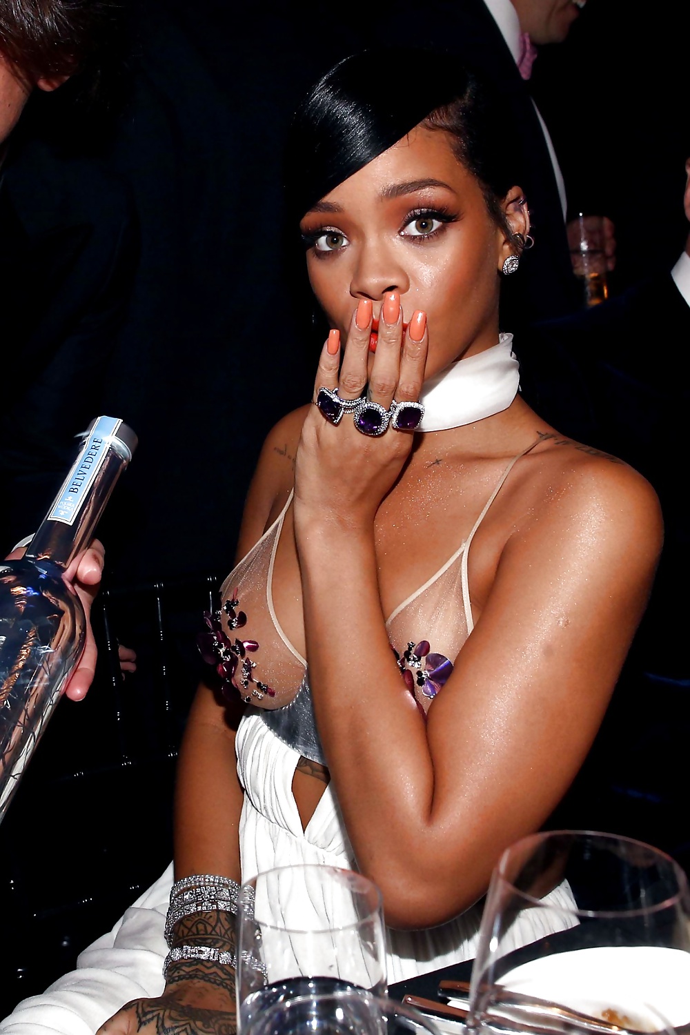 Rihanna at 2014 amFAR inspiration Gala  #31402655