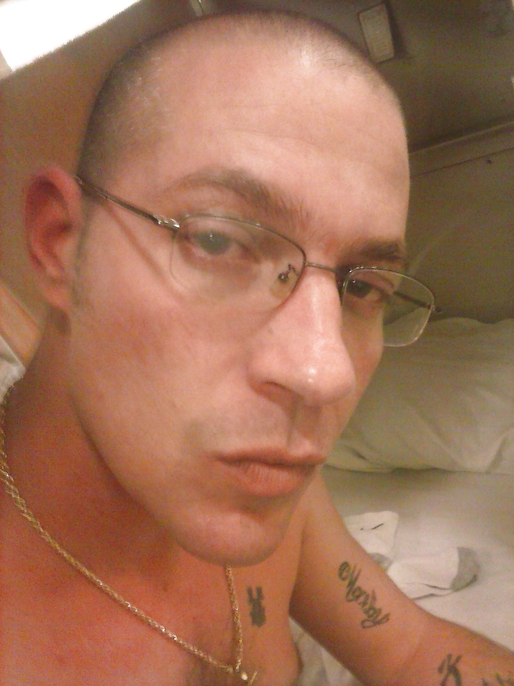 Naked on my bunk