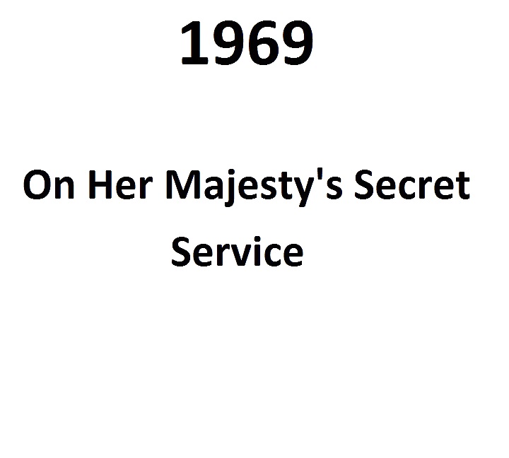 A-Zs 1962 to 2012 of Bond Girls Her majestys secret service #24158635