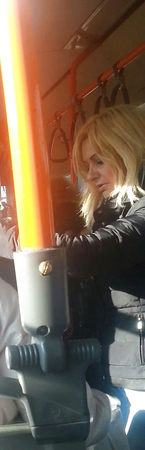 Spy sexy women in tram romanian
 #41079295