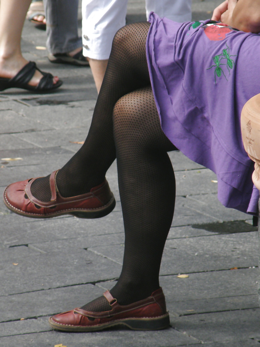 Nylons o pantimedias en el parque de diversiones
 #29823187