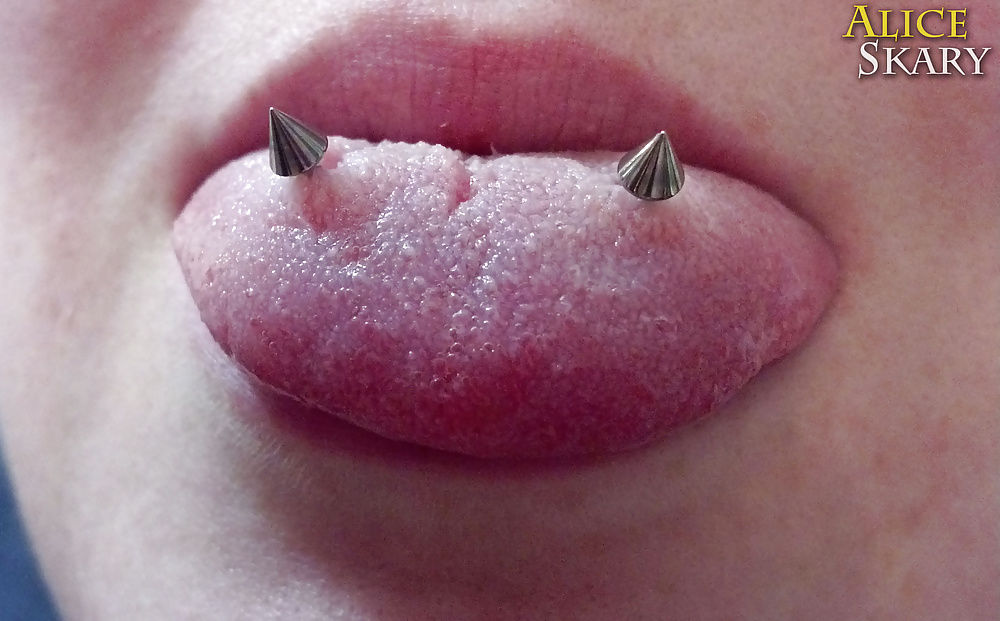Tongue Fetish Oral Piercings #39792199