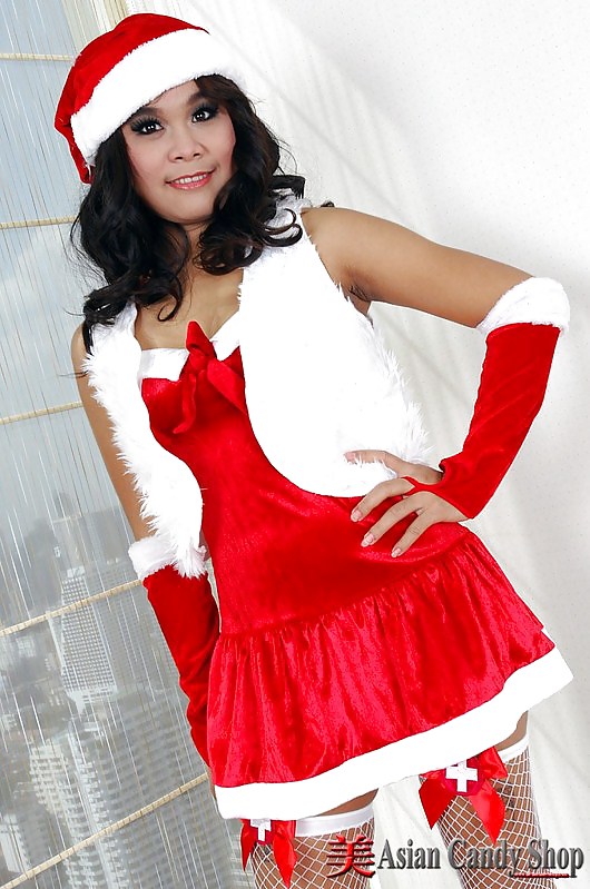 Weihnachten Asiatische Solo Mädchen Koy #36302708