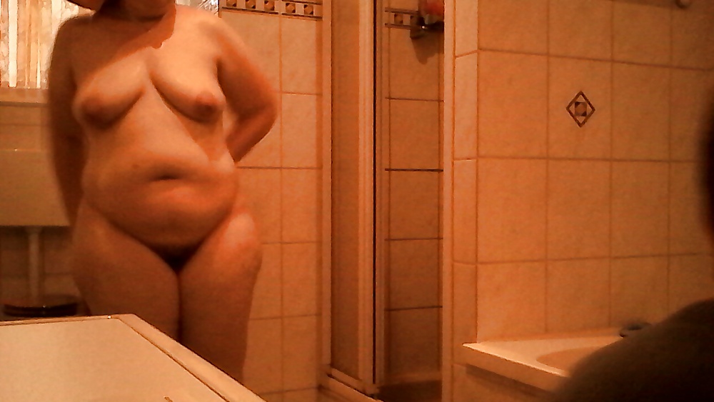 My wife in the bathroom 3 #30807171