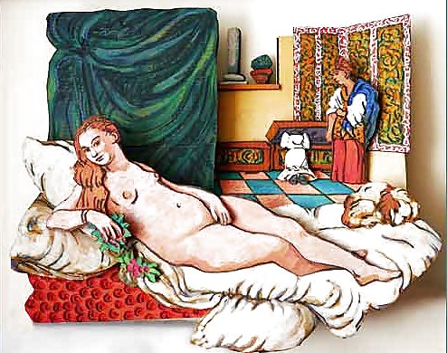 Inspired by the Venus of Urbino by Titian #37421069