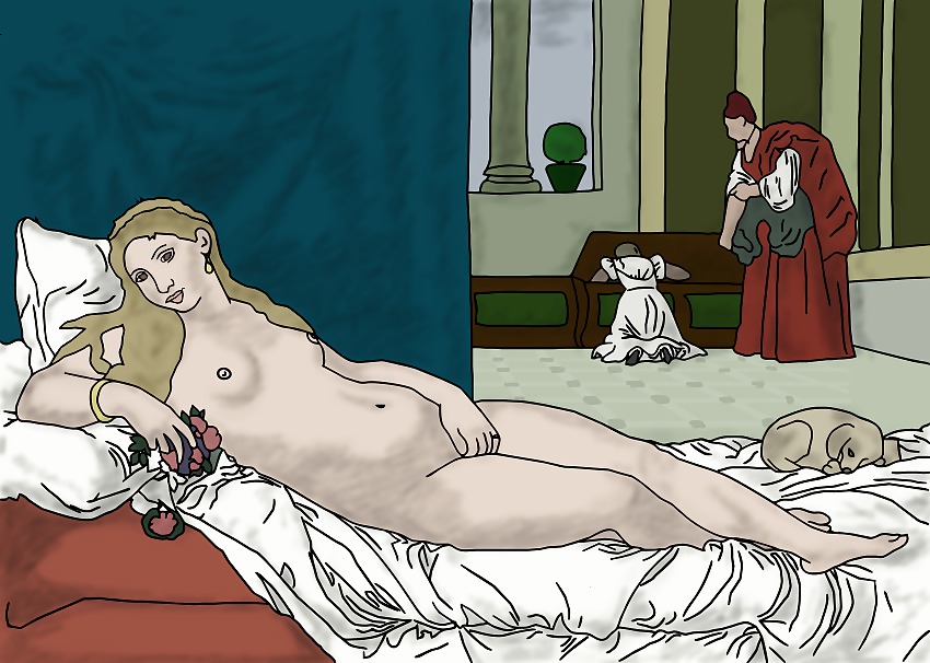 Von Der Venus Von Urbino Inspiriert Von Tizian #37421076