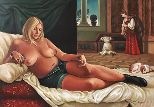 Von Der Venus Von Urbino Inspiriert Von Tizian #37421089