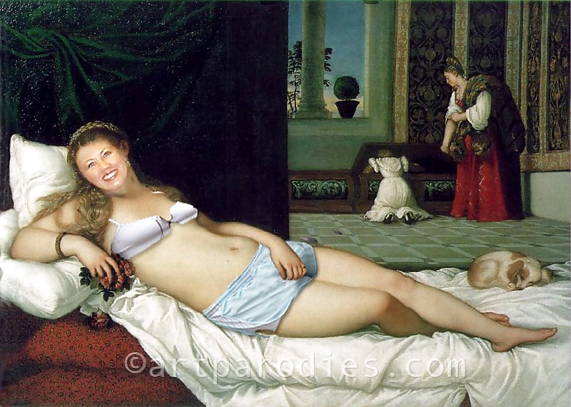 Von Der Venus Von Urbino Inspiriert Von Tizian #37421118