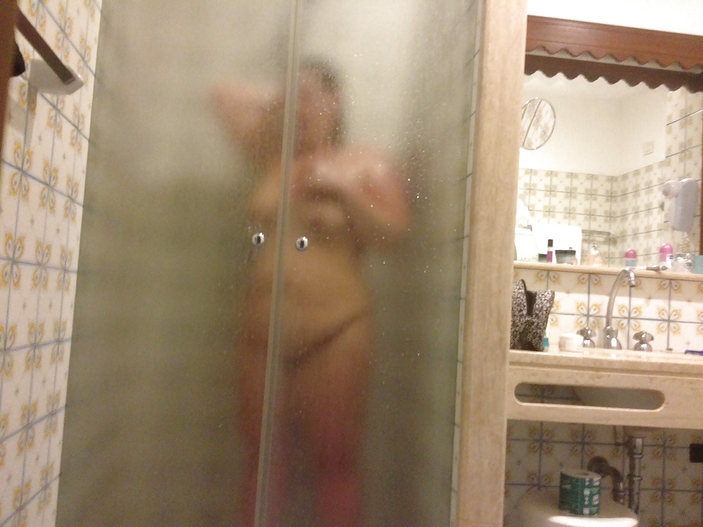 Her in shower guess the size of her tits #26548711