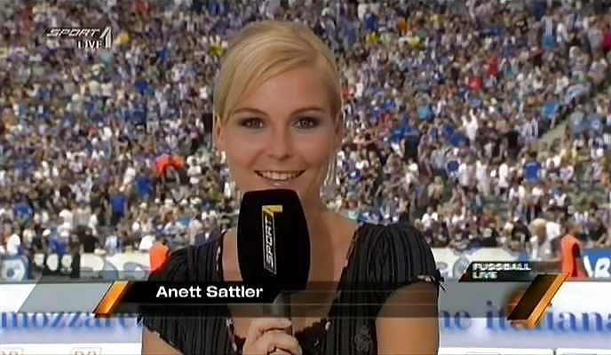 Anett sattler - comentarista deportivo alemán
 #40957630
