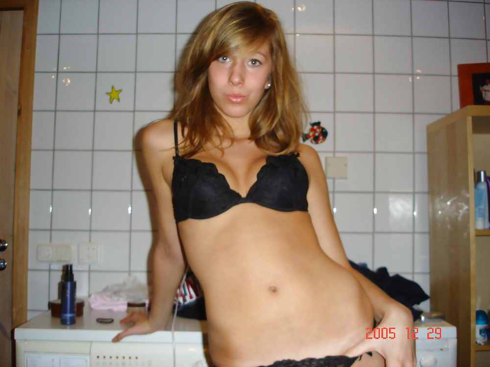 Stolen Pics - Brunette in Black Bra #35998977