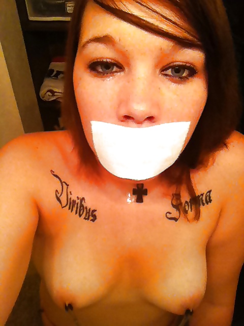 Young slut spread and gagged #23090881